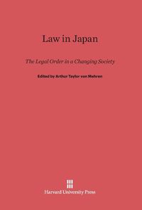 Produktbild: Law in Japan