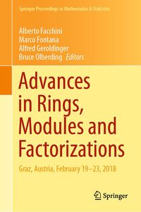 Produktbild: Advances in Rings, Modules and Factorizations