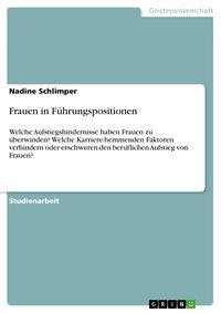 Produktbild: Frauen in F&uuml;hrungspositionen