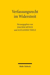 Produktbild: Verfassungsrecht im Widerstreit