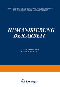 Produktbild: Humanisierung der Arbeit