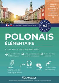 Produktbild: Apprendre le polonais A2 &eacute;l&eacute;mentaire. Cours avec support audio et vid&eacute;o
