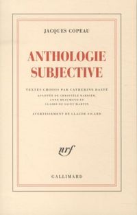 Produktbild: Anthologie subjective
