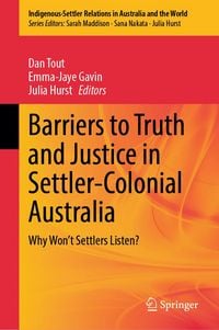 Produktbild: Barriers to Truth and Justice in Settler-Colonial Australia