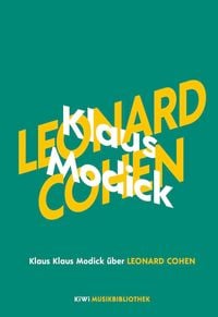 Produktbild: Klaus Modick &uuml;ber Leonard Cohen