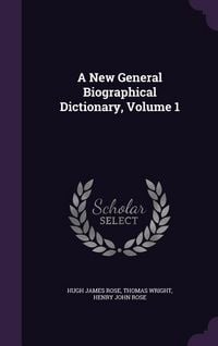 Produktbild: A New General Biographical Dictionary, Volume 1