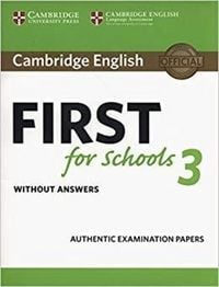 Produktbild: Cambridge English First for Schools 3 Student's Book without Answers