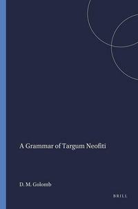 Produktbild: A Grammar of Targum Neofiti