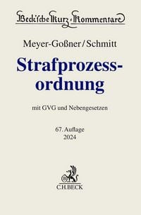 Produktbild: Strafprozessordnung