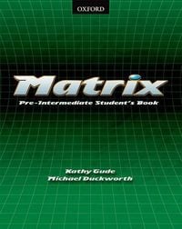 Produktbild: Matrix Pre-intermediate Student Book