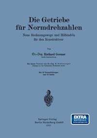 Produktbild: Die Getriebe f&uuml;r Normdrehzahlen
