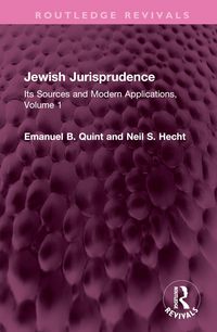 Produktbild: Quint, E: Jewish Jurisprudence