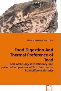 Produktbild: Wei, H: Food Digestion And Thermal Preference of Toad