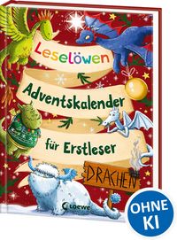 Produktbild: Lesel&ouml;wen-Adventskalender f&uuml;r Erstleser - Drachen