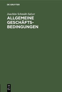 Produktbild: Allgemeine Gesch&auml;ftsbedingungen