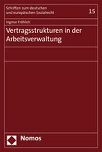 Produktbild: Vertragsstrukturen in der Arbeitsverwaltung