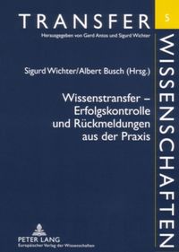 Produktbild: Wissenstransfer &ndash; Erfolgskontrolle und R&uuml;ckmeldungen aus der Praxis