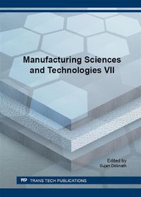 Produktbild: Manufacturing Sciences and Technologies VII