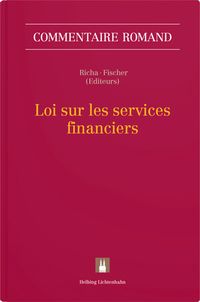 Produktbild: Loi sur les services financiers