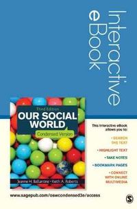 Produktbild: Ballantine, J: Our Social World
