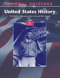 Produktbild: Annual Editions: United States History, Volume 2