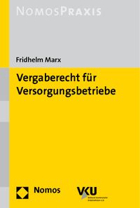 Produktbild: Vergaberecht f&uuml;r Versorgungsbetriebe