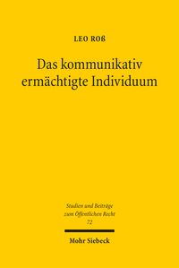 Produktbild: Das kommunikativ erm&auml;chtigte Individuum