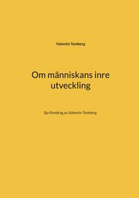 Produktbild: Om m&auml;nniskans inre utveckling