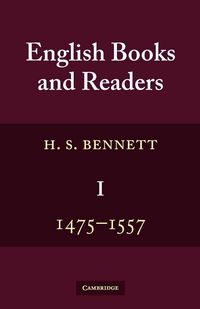 Produktbild: English Books and Readers 1475 to 1557