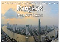 Produktbild: Bangkok: West trifft Fernost (Tischkalender 2026 DIN A5 quer), CALVENDO Monatskalender