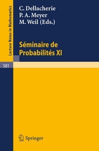 Produktbild: Seminaire de Probabilites XI