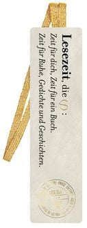 Produktbild: moses. libri_x Lesezeichen mit Band Lesezeit