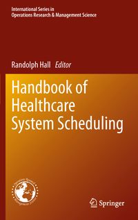 Produktbild: Handbook of Healthcare System Scheduling