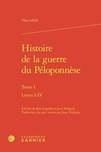 Produktbild: Histoire de la Guerre du Peloponnese Tome 1 : Livres I-Iv