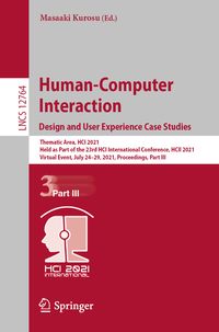 Produktbild: Human-Computer Interaction. Design and User Experience Case Studies
