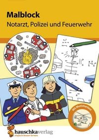 Produktbild: Malblock - Notarzt, Polizei und Feuerwehr