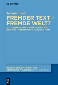 Produktbild: Fremder Text &ndash; fremde Welt?