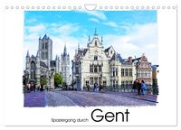Produktbild: Spaziergang durch Gent (Wandkalender 2026 DIN A4 quer), CALVENDO Monatskalender