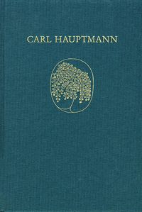 Produktbild: Carl Hauptmann: S&auml;mtliche Werke / Supplement