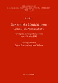 Produktbild: Der &ouml;stliche Manich&auml;ismus &ndash; Gattungs- und Werksgeschichte