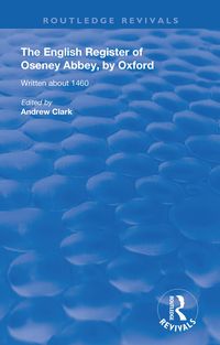 Produktbild: The English Register of Oseney Abbey, by Oxford