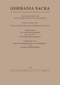 Produktbild: Das Bistum Bamberg. Teil 2: Die Pfarreiorganisation