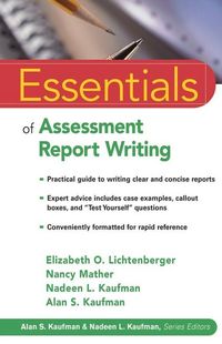 Produktbild: Essentials of Assessment Report Writing