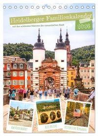 Produktbild: Heidelberger Familienkalender (Tischkalender 2026 DIN A5 hoch), CALVENDO Monatskalender