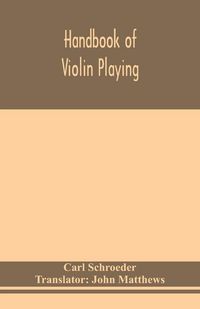 Produktbild: Handbook Of Violin Playing
