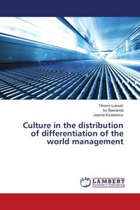 Produktbild: Culture in the distribution of differentiation of the world management