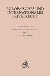 Produktbild: Europ&auml;isches und internationales Privatrecht