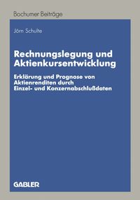 Produktbild: Rechnungslegung und Aktienkursentwicklung