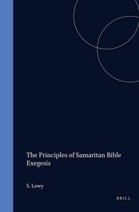 Produktbild: The Principles of Samaritan Bible Exegesis
