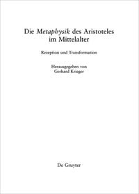 Produktbild: Die "Metaphysik" des Aristoteles im Mittelalter